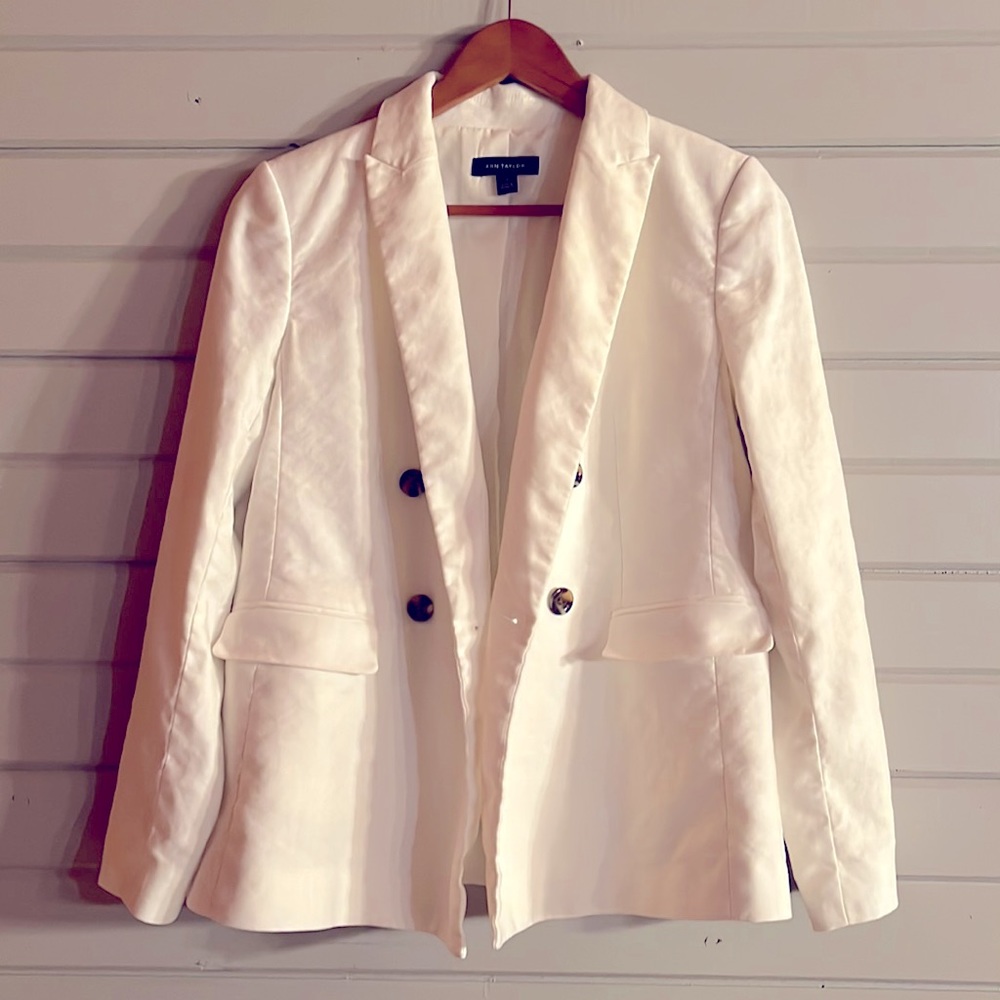 Ann Taylor Double Breasted Blazer